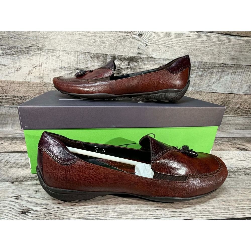 Sesto Meucci Made in Italy Women Shoes URICE Dark Tan Giglio Size 5